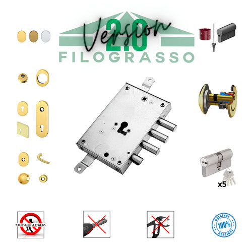 Kit serratura porta blindata - serratura,