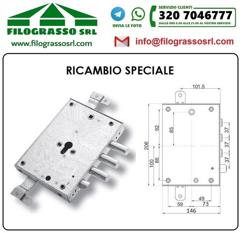 Serratura porta blindata - serratura,