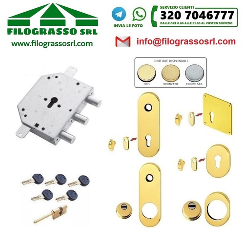 Kit serratura porta blindata - kit,